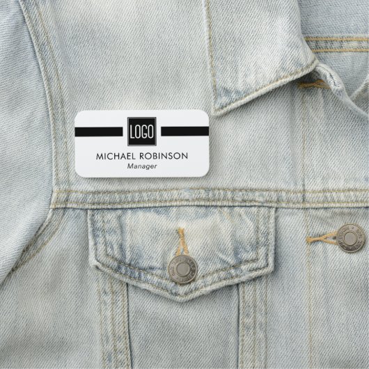 Zakelijke Logo Naamplaatje (In situ)