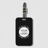 Zakelijke Logo of een Afbeelding en bewerkbare tek Bagagelabel (Voorkant (verticaal))