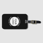 Zakelijke Logo of een Afbeelding en bewerkbare tek Bagagelabel (Voorkant (horizontaal))