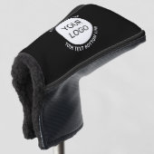 Zakelijke Logo of een Afbeelding en bewerkbare tek Golfheadcover (3/4 voorkant)