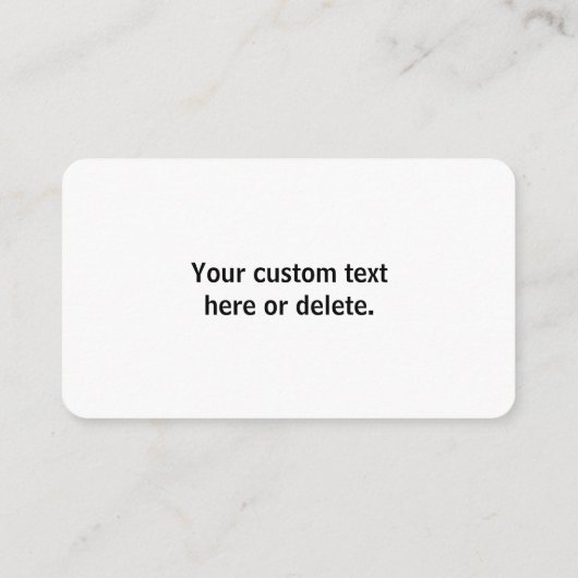 Zakelijke Logo of een Afbeelding en bewerkbare tek Informatiekaartje (Achterkant)