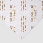 Zakelijke logo of gouden tekst Bedrijfsmerk Christ Tissuepapier (Detail)