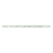 Zakelijke logo of groene tekst Bedrijfsmerk minima Satijnen Lint (Voorkant)