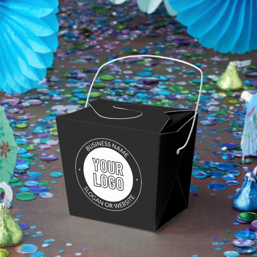 Zakelijke Logo of ontwerp & bewerkbare tekst Sjabl Bedankdoosjes (Feest)