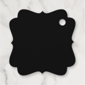 Zakelijke Logo of ontwerp & bewerkbare tekst Sjabl Bedankjes Labels (Achterkant)
