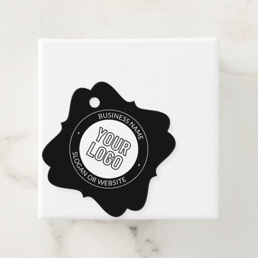 Zakelijke Logo of ontwerp & bewerkbare tekst Sjabl Bedankjes Labels (In situ)