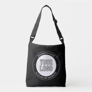 Zakelijke Logo of ontwerp & bewerkbare tekst Sjabl Crossbody Tas