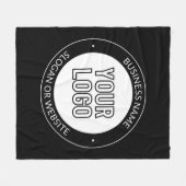Zakelijke Logo of ontwerp & bewerkbare tekst Sjabl Fleece Deken (Voorkant (Horizontaal))