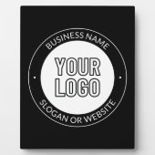 Zakelijke Logo of ontwerp & bewerkbare tekst Sjabl Fotoplaat (Voorkant)