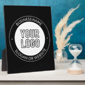 Zakelijke Logo of ontwerp & bewerkbare tekst Sjabl Fotoplaat (Zijkant)