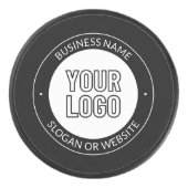 Zakelijke Logo of ontwerp & bewerkbare tekst Sjabl Hockey Puck (Voorkant)
