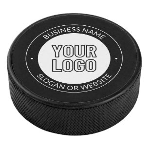 Zakelijke Logo of ontwerp & bewerkbare tekst Sjabl Hockey Puck