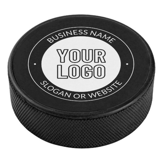 Zakelijke Logo of ontwerp & bewerkbare tekst Sjabl Hockey Puck (3/4)