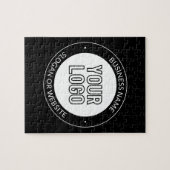 Zakelijke Logo of ontwerp & bewerkbare tekst Sjabl Legpuzzel (Horizontaal)