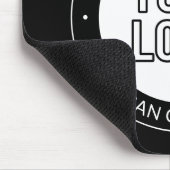 Zakelijke Logo of ontwerp & bewerkbare tekst Sjabl Muismat (Hoek)