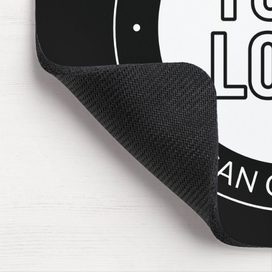 Zakelijke Logo of ontwerp & bewerkbare tekst Sjabl Muismat (Hoek)