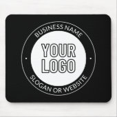 Zakelijke Logo of ontwerp & bewerkbare tekst Sjabl Muismat (Voorkant)