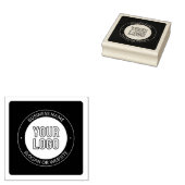 Zakelijke Logo of ontwerp & bewerkbare tekst Sjabl Rubberstempel (Gestempeld)