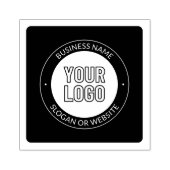 Zakelijke Logo of ontwerp & bewerkbare tekst Sjabl Rubberstempel (Afrduk)