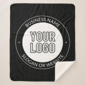 Zakelijke Logo of ontwerp & bewerkbare tekst Sjabl Sherpa Deken (Voorkant)