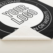 Zakelijke Logo of ontwerp & bewerkbare tekst Sjabl Sherpa Deken (3/4)