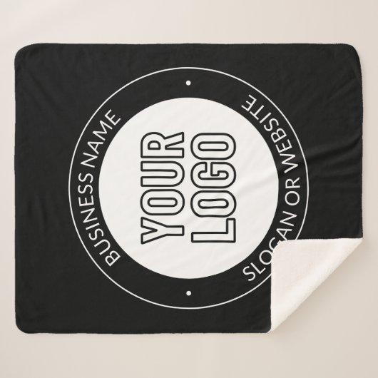 Zakelijke Logo of ontwerp & bewerkbare tekst Sjabl Sherpa Deken (Voorkant (horizontaal))