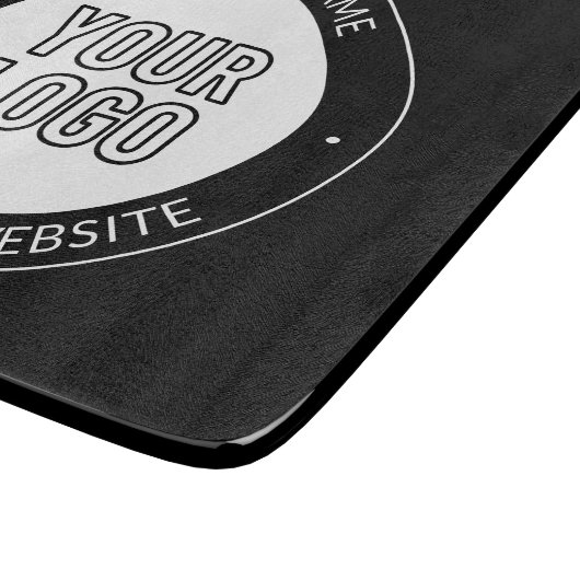 Zakelijke Logo of ontwerp & bewerkbare tekst Sjabl Snijplank (Hoek)