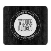 Zakelijke Logo of ontwerp & bewerkbare tekst Sjabl Snijplank (Voorkant)