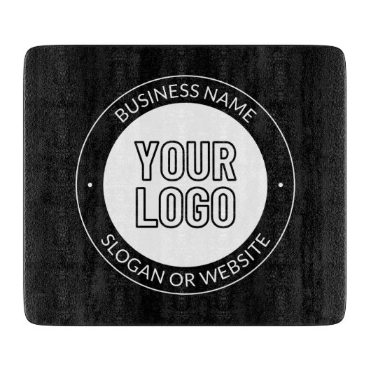 Zakelijke Logo of ontwerp & bewerkbare tekst Sjabl Snijplank (Voorkant)