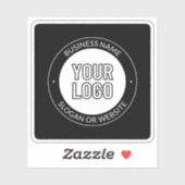 Zakelijke Logo of ontwerp & bewerkbare tekst Sjabl Sticker (Vel)
