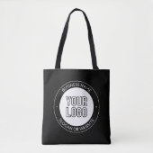 Zakelijke Logo of ontwerp & bewerkbare tekst Sjabl Tote Bag (Voorkant)
