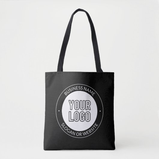 Zakelijke Logo of ontwerp & bewerkbare tekst Sjabl Tote Bag (Voorkant)