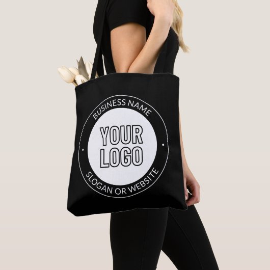 Zakelijke Logo of ontwerp & bewerkbare tekst Sjabl Tote Bag (Dichtbij)