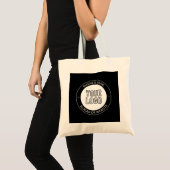Zakelijke Logo of ontwerp & bewerkbare tekst Sjabl Tote Bag (Voorkant (product))
