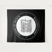 Zakelijke Logo of ontwerp & bewerkbare tekst Sjabl Wandkleed (Voorkant (horizontaal))