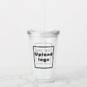 Zakelijke Logo op Acryl Tumbler Acryl Drinkbeker (Voorkant)