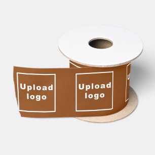 Zakelijke Logo op bruin lint