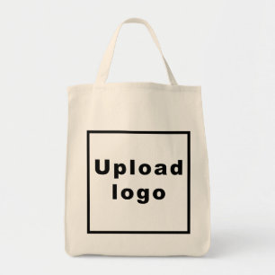 Zakelijke Logo op de Grocery Canvas tas