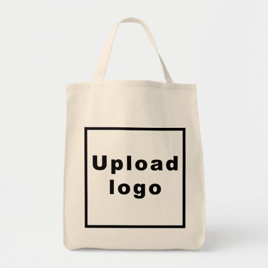 Zakelijke Logo op de Grocery Canvas tas (Voorkant)