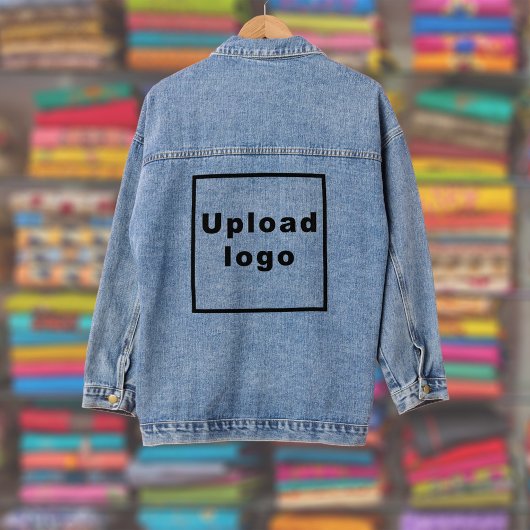 Zakelijke Logo op Denim jas voor dames Jacket