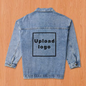 Zakelijke Logo op Denim jas voor dames Jacket