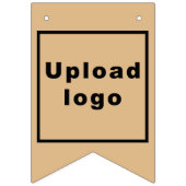 Zakelijke Logo op Lichte Bloem Swallowtail Vlaggetjes (Eerste vlag)