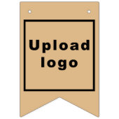 Zakelijke Logo op Lichte Bloem Swallowtail Vlaggetjes (Derde vlag)