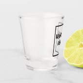 Zakelijke Logo op Shot Glass Shot Glas (Links)
