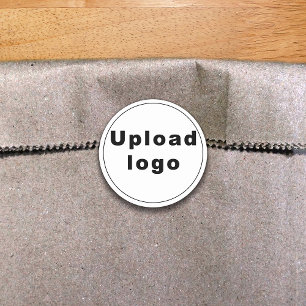 Zakelijke Logo op Sticker met ronde vorm