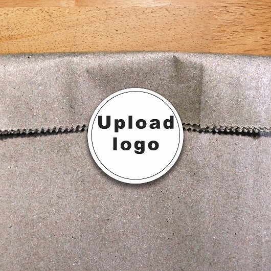 Zakelijke Logo op Sticker met ronde vorm