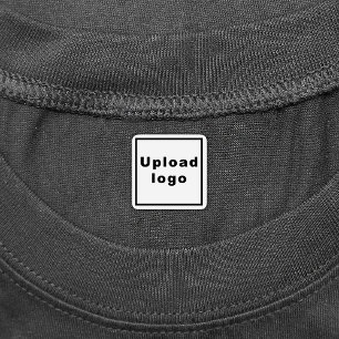 Zakelijke Logo op vierkante kleding label