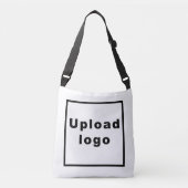 Zakelijke Logo op White Crossbody Bag Crossbody Tas (Voorkant)