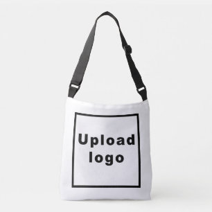 Zakelijke Logo op White Crossbody Bag Crossbody Tas