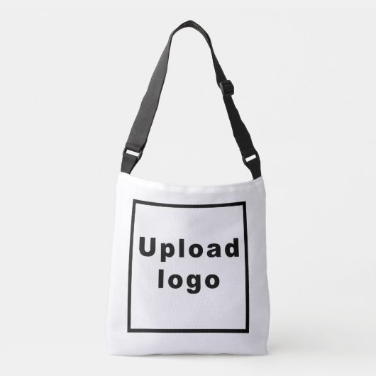 Zakelijke Logo op White Crossbody Bag Crossbody Tas (Voorkant)